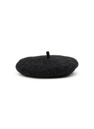 模特儿示范图 - 点击放大 - EUGENIA KIM - Carter Metallic Tweed Beret