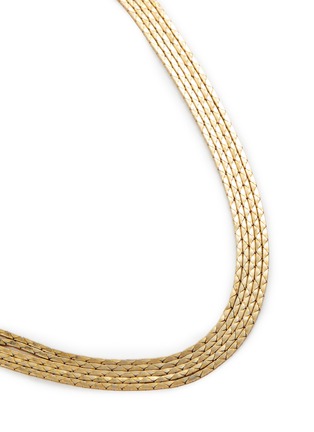 细节 - 点击放大 - LANE CRAWFORD VINTAGE ACCESSORIES - Dior 5 Strand Gold Toned Necklace