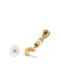 细节 - 点击放大 - LANE CRAWFORD VINTAGE ACCESSORIES - Unsigned Gold Toned Diamante Faux Pearls Dangling Earrings
