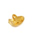 细节 - 点击放大 - LANE CRAWFORD VINTAGE ACCESSORIES - Castlecliff Gold Toned Inlaid Faux Turquoise Earrings