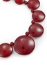 细节 - 点击放大 - LANE CRAWFORD VINTAGE ACCESSORIES - French Red Resin Discs Beaded Necklace