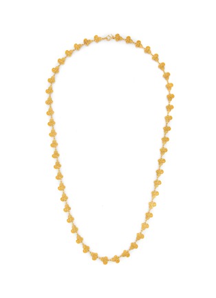 首图 - 点击放大 - LANE CRAWFORD VINTAGE ACCESSORIES - Trifari Gold Toned Alhambra Long Necklace
