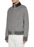 细节 - 点击放大 - FABIO GAVAZZI - Button up Cashmere Mink Bib Bomber Jacket