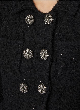  - SELF-PORTRAIT - Textured Knit Sequin Embellished Perlum Jacket