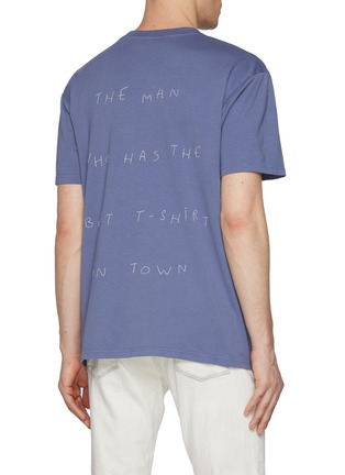 背面 - 点击放大 - MAISON LABICHE - Patureau Croco The Man Cotton T-Shirt