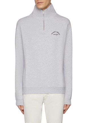 首图 - 点击放大 - MAISON LABICHE - Placide Mini Manufacture Half Zip Cotton Sweater