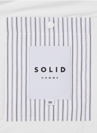  - SOLID HOMME - 条纹衬衫式夹克