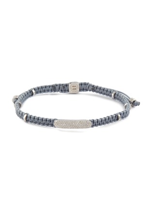 首图 - 点击放大 - TATEOSSIAN - Diamond Baton Macramé Bracelet