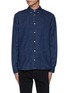 首图 - 点击放大 - DENHAM - Medium Wash Indigo Rinsed Cotton Shirt