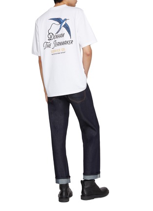 模特儿示范图 - 点击放大 - DENHAM - DENHAM The Jeanmaker Cotton T-Shirt