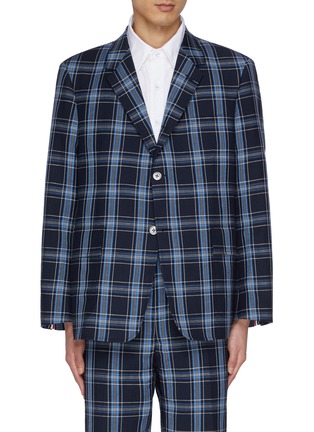 首图 - 点击放大 - THOM BROWNE - Large Chequered Blazer