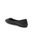  - JIMMY CHOO - Elme Leather Ballerina Flats