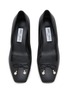 细节 - 点击放大 - JIMMY CHOO - Elme 45 Leather Ballerina Pumps