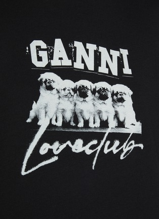  - GANNI - 小狗印花 T 恤