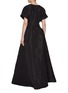 背面 - 点击放大 - CAROLINA HERRERA - Cuffed Sleeves Button Front Silk Gown