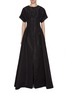 首图 - 点击放大 - CAROLINA HERRERA - Cuffed Sleeves Button Front Silk Gown
