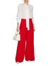 模特儿示范图 - 点击放大 - CAROLINA HERRERA - Pleated Wide Leg Pants