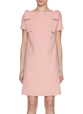 首图 - 点击放大 - CAROLINA HERRERA - Bow Detail Shift Dress