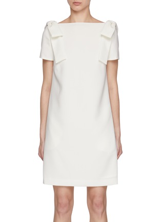 首图 - 点击放大 - CAROLINA HERRERA - Bow Detail Shift Dress