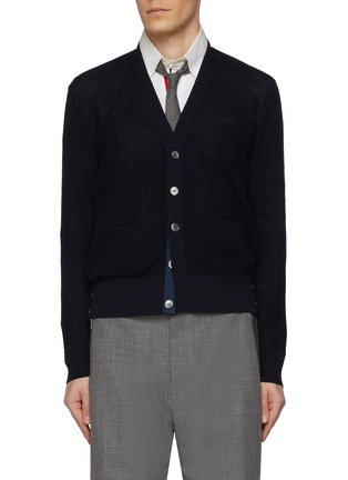 首图 - 点击放大 - THOM BROWNE - Virgin Wool Cardigan