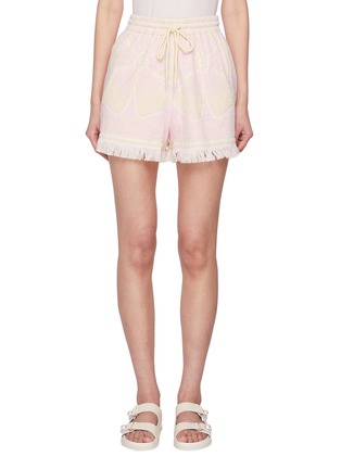 首图 - 点击放大 - ZIMMERMANN - Pop Towelling Cotton Shorts