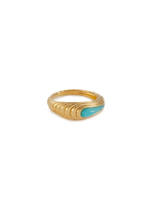 MISSOMA | Wavy Ridge Amazonite Stacking Ring