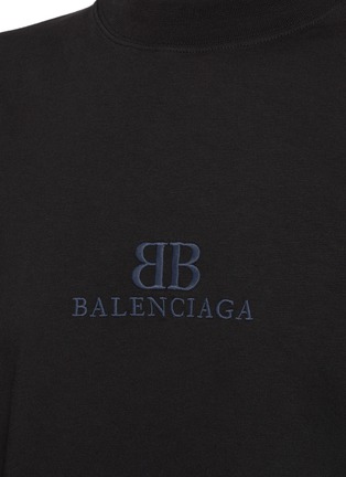  - BALENCIAGA - 流苏下摆 LOGO T 恤