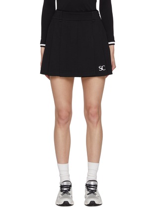 首图 - 点击放大 - SOUTHCAPE - Waffle Pleated Mini Skirt