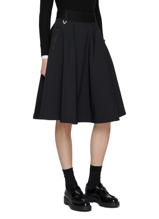 细节 - 点击放大 - SOUTHCAPE - Detachable Pouch Flared Midi Skirt