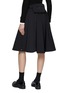 背面 - 点击放大 - SOUTHCAPE - Detachable Pouch Flared Midi Skirt