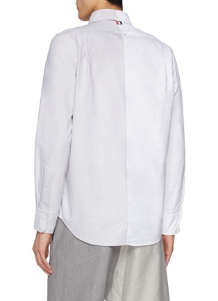 背面 - 点击放大 - THOM BROWNE - 拼色牛津布衬衫