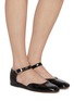 模特儿示范图 - 点击放大 - LE MONDE BERYL - Patent Leather Mary Jane Sandals