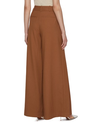 背面 - 点击放大 - ALICE + OLIVIA - Simon Pleated Wide Leg Trouser