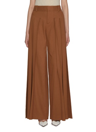 首图 - 点击放大 - ALICE + OLIVIA - Simon Pleated Wide Leg Trouser