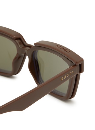 细节 - 点击放大 - GUCCI - Injection Sunglasses