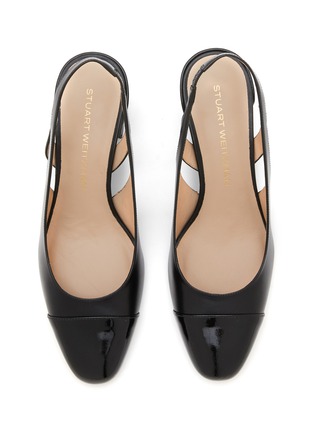 细节 - 点击放大 - STUART WEITZMAN - Sleek 50 Leather Slingback Pumps