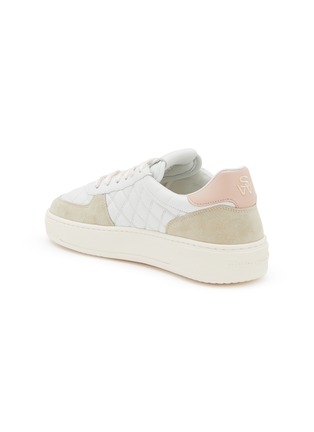  - STUART WEITZMAN - Courtside Sleek Leather Sneakers