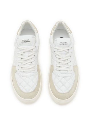 细节 - 点击放大 - STUART WEITZMAN - Courtside Sleek Leather Sneakers