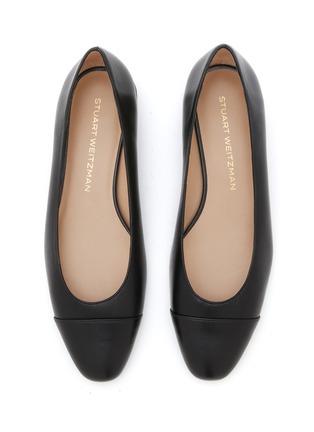 细节 - 点击放大 - STUART WEITZMAN - Pearl Leather Ballerina Flats