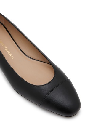 细节 - 点击放大 - STUART WEITZMAN - Pearl Leather Ballerina Flats