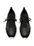 细节 - 点击放大 - STUART WEITZMAN - 5050 Mesh Leather Sneakers