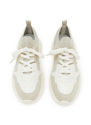 细节 - 点击放大 - STUART WEITZMAN - 5050 Mesh Leather Sneakers