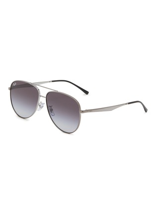 首图 - 点击放大 - RAY-BAN - Gunmetal Metal Pilot Sunglasses