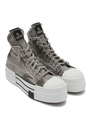细节 - 点击放大 - RICK OWENS DRKSHDW - X CONVERSE 高帮运动鞋