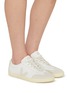 模特儿示范图 - 点击放大 - VEJA - Volley Bastille Leather Women's Sneakers