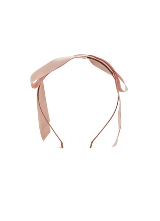 首图 - 点击放大 - JENNIFER BEHR - Gretta Hand-draped Silk Satin Bow Headband