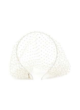 首图 - 点击放大 - JENNIFER BEHR - Britton Artificial Pearl Voilette Headband