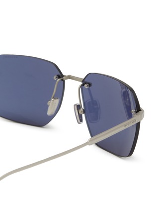 细节 - 点击放大 - BULGARI - Octo Titanium Finnsimo Rectangle Sunglasses