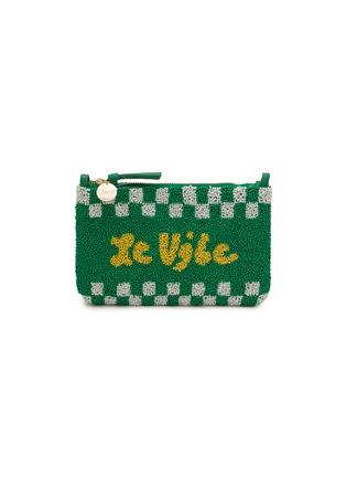 首图 - 点击放大 - CLARE V. - Beaded Le Vibe Wallet Clutch