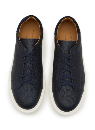 细节 - 点击放大 - HENDERSON - Granello Indaco Leather Padded Men's Sneakers